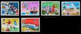 North Korea Stamps 1976 Int. Activity Events UPU Olympic Games Space World Cup Soccer Ship Post - Unused Stamps