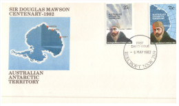 (912) Australian FDC Cover - 1982 - Douglas Mawson - Explorers