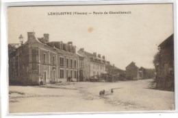 CPA LENCLOITRE (Vienne) - Route De Chatellerault - Lencloitre