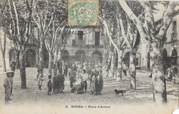 Médéa - Place D´Armes Devant La Quincaillerie - Collection Idéale P.S. - Medea