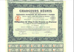 Chargeurs Réunis 1er Juillet 1921 - Navigation