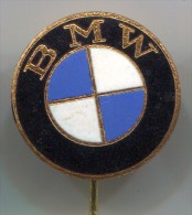 BMW - Car, Auto, Vintage Pin, Badge, Enamel - BMW
