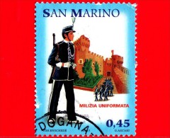 SAN MARINO - 2005 - Usato - Milizia Uniformata - 0,45 € • Milite - Gebruikt