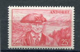 ANDORRE FRANCAIS  N° 116 *  (Y&T)  (Charnière) - Neufs