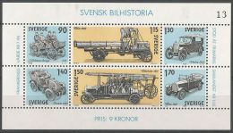 Suède 1980 BF 8 ** Automobile Suédoise - Volvo - Blocks & Sheetlets