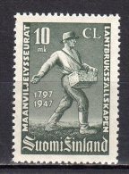 (SA0210) FINLAND, 1947 (150th Anniversary Of The Finnish Agricultural Societies). Mi # 347. MNH** Stamp - Unused Stamps