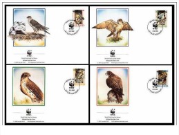 (WWF-136) FDC W.W.F. Iceland Gyrfalcon / Bird 1992 - Brieven En Documenten