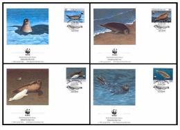 (WWF-150) FDC W.W.F. Turkmenistan Caspian Seal 1993 - Brieven En Documenten