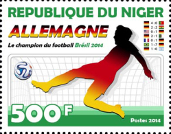NIGER 2014 - Germany Champion Of World Cup In Brazil. Official Issue - Zonder Classificatie