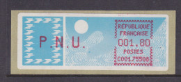 FRANCE TIMBRES POUR DISTRIBUTEUR PAPIER CARRIER LETTRE PNU 1.80 - 1985 Papier « Carrier »