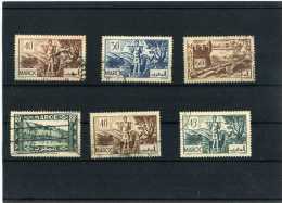 - FRANCE COLONIES . TIMBRES DU MAROC 1939/42 . OBLITERES - Oblitérés