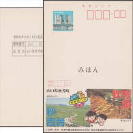 Japon 1988. Entier Postal Publicitaire Echocard Spécimen. Grottes Abukumadō, Découvertes En 1969 - Autres & Non Classés