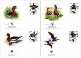 (WWF-240) FDC W.W.F. Ukraine Goose 1998 - Cartas & Documentos