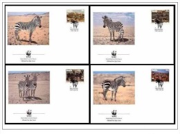 (WWF-111) FDC W.W.F. Namibia Mountain Zebra 1991 - Cartas & Documentos