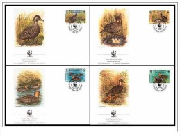 (WWF-124) FDC W.W.F. South Georgia Teal 1992 - Brieven En Documenten