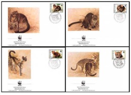 (WWF-185) FDC W.W.F. Suriname / Surinam Cat 1995 - Lettres & Documents