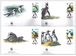 (WWF-218) FDC W.W.F. Namibia Jackass Penguin 1997 - Covers & Documents