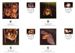 (WWF-325) FDC W.W.F. Cyprus Bat 2003 - Brieven En Documenten