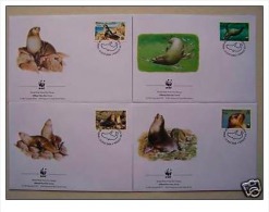 (WWF-344) FDC W.W.F Tristan Da Cunha Seal 2004 - Brieven En Documenten