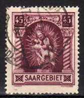 Saargebiet, Mi 102, Gestempelt [090814IX] @ - Used Stamps