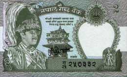 NEPAL 2 Rupees 1981 P.29 B GEM UNC Signature 13 - Nepal