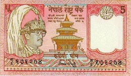 NEPAL 5 Rupees - P 30 B - UNC NEUF - Népal