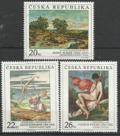 CZ 2004-416-8 REPRODUCTION, CZECH REPUBLIK, 1 X 3v, MNH - Unused Stamps