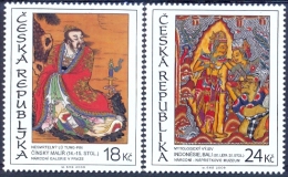 CZ 2009-590-1 ASIAN ARTS IN CZ MUSEUM, CZECH REPUBLIK, 1 X 2v, MNH - Blocchi & Foglietti