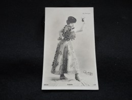 Avant 1903. Célébrités . Luz  Chavita . Opéra Comique. Castagnettes . Carte Photo. Reutlinger. - Entertainers