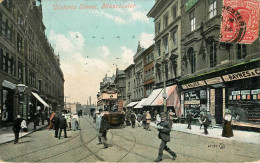 Royaume-Uni - Angleterre - Lancashire - Victoria Street  , Manchester - Chemins De Fer - Tramways - Tramway - état - Manchester