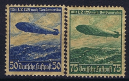 Germany: 1936 Mi Nr 606 - 607 MNH/** Brown Original Gum! - Nuevos