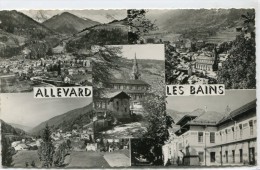 CPA 38 ALLEVARD LES BAINS MULTI VUES - Allevard