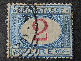 ITALIA Regno Segnatasse -1903- "Cifre Colorate" £. 2 US° (descrizione) - Postage Due