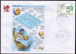 ARGELIA  - Philatelic Cover Water Polo JO Olympics Olympic Games Jeux Olympiques Londres - London - Waterpolo