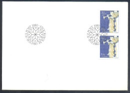 Sweden 1980 FDC Cover: Christmas , Angel - Gebraucht