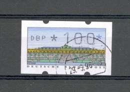 1996   N° 2A  PETIT DBP * 100 *  DISTRIBUTEURS ROULETTES OBLITÉRÉ   29.6.96 - Rollenmarken