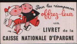 BUVARD PUBLICITAIRE DE LA CAISSE NATIONALE D'EPARGNE - PORT 2,30 EUROS - Bank & Versicherung