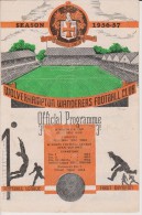 Official Football Programme WOLVES - BORUSSIA DORTMUND Friendly Match 1957 VERY RARE - Bekleidung, Souvenirs Und Sonstige