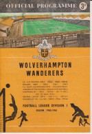 Official Football Programme WOLVES - FK AUSTRIA VIENNA European Cup Winners Cup 1960 VERY RARE - Habillement, Souvenirs & Autres