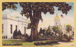 The State Capitol From State Library Hartford Connceticut - Hartford