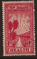 NZ 1933 1d+1d Pathway Health SG 553 HM SQ441 - Unused Stamps