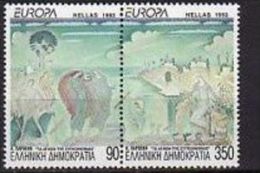 1993 - Grecia 1807A/08A Europa ---- - Unused Stamps