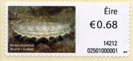 IRELAND (2014). SOAR - ATM - Pecten Maximus - Muirin - Scallop - Coquille Saint-Jacques - Jakobsmuscheln - Automatenmarken (Frama)