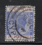AP327 - CIPRO , Unificato N. 95 . Fil CA Multi Corsivo - Cyprus (...-1960)