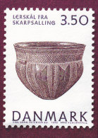 Denmark Postal Stationery Ganzsache Entier 3.50 Kr. National Museum Clay Pot (3.200 B.C) National Relic (2 Scans) - Postwaardestukken