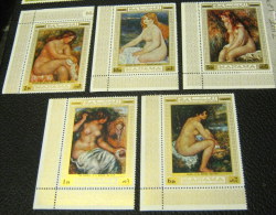 Manama 1970 Renoir Nudes Part Set - Mint - Manama