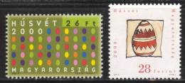 HUNGARY - 2000. Easter / Decorated Eggs  MNH!! Mi 4586-4587. - Nuovi