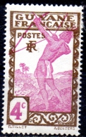 FRENCH GUIANA 1929  Carib Archer - 4c. - Mauve And Brown MH - Ongebruikt