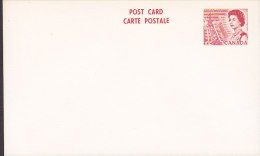 Canada Postal Stationery Ganzsache Entier 4 Cents Queen Elizabeth II. Post Card Carte Postale Unused - 1953-.... Règne D'Elizabeth II