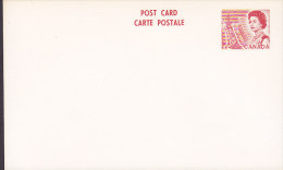 Canada Postal Stationery Ganzsache Entier 4 Cents Queen Elizabeth II. Post Card Carte Postale Unused - 1953-.... Reign Of Elizabeth II